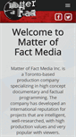 Mobile Screenshot of matteroffactmedia.com